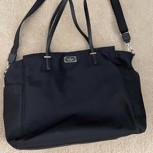 Black Kate Spade Baby Diaper Bag